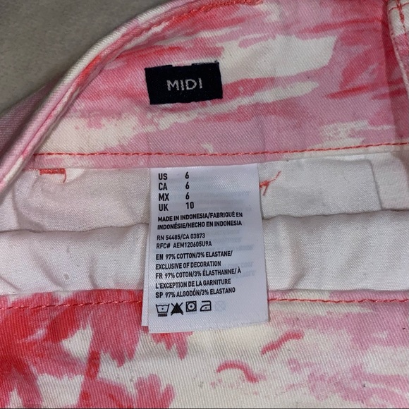 american eagle midi stretch denim shorts - Picture 3 of 3